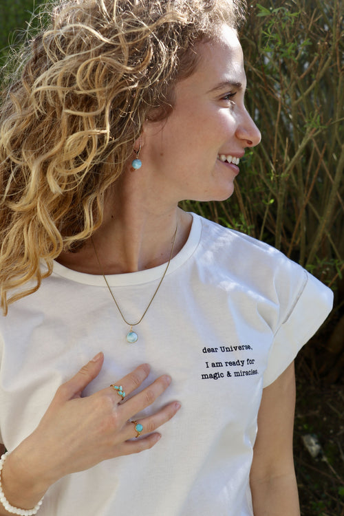 Mantra T-Shirt "dear universe"