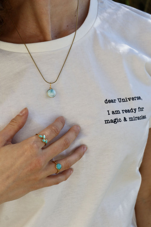 Mantra T-Shirt "dear universe"