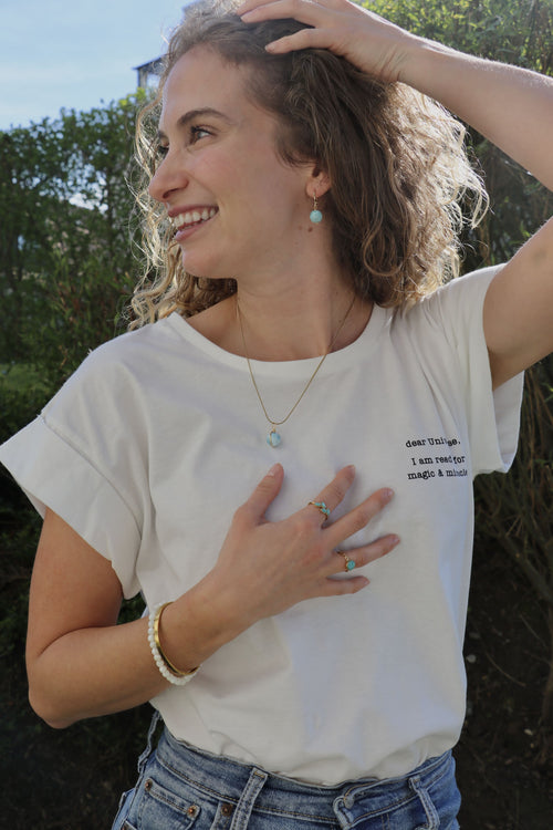 Mantra T-Shirt "dear universe"