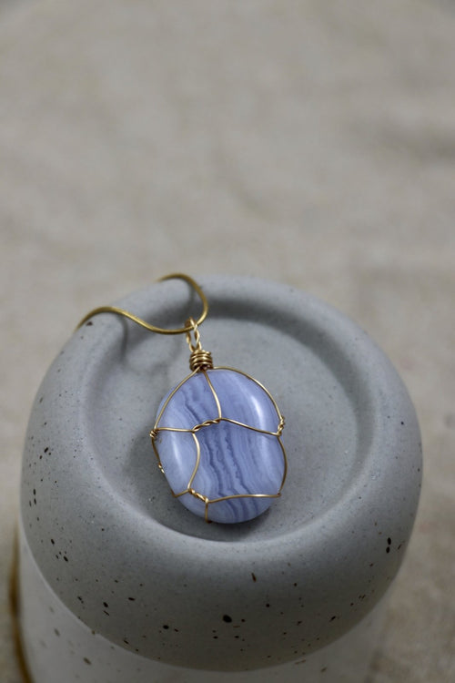 I AM growing - Chalcedon Halskette - My Store